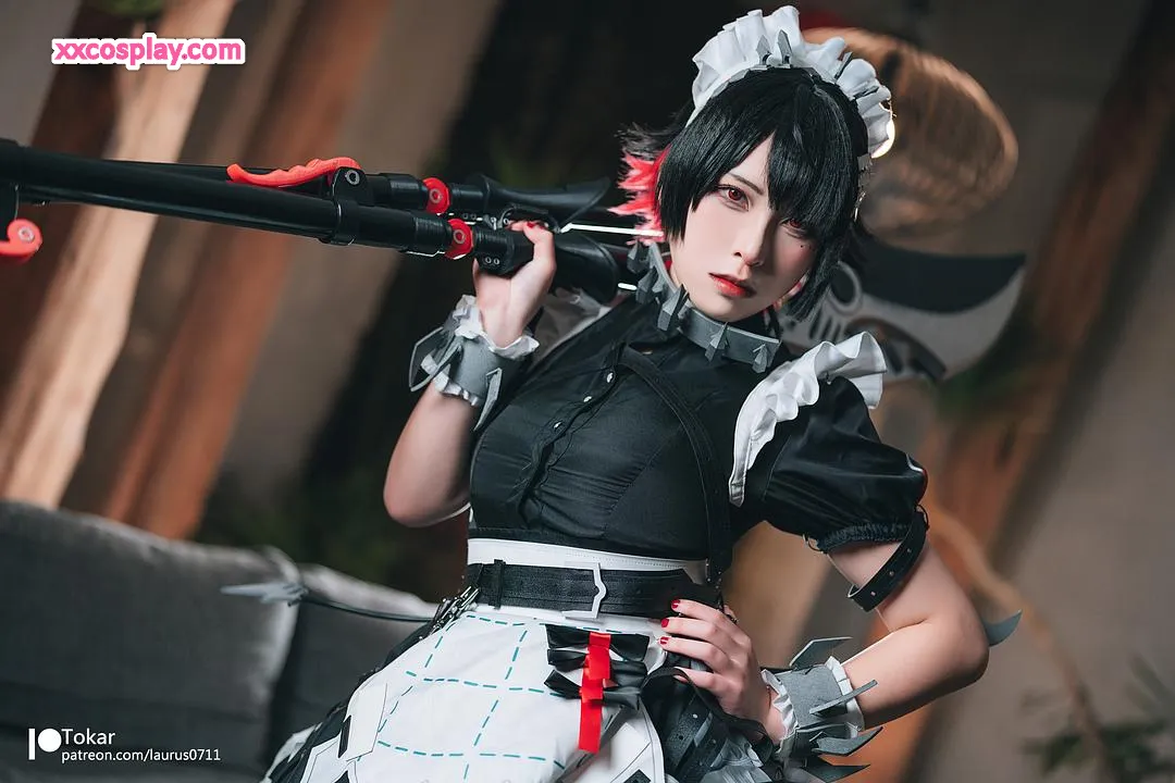 Tokar as Ellen Joe: Sexy Maid Cosplay